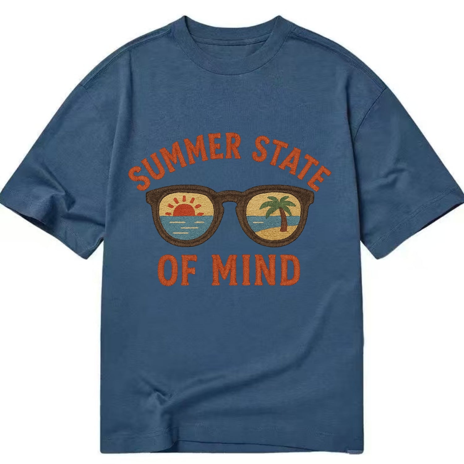 Summer State Of Mind  - Classic T-shirt - Twilight Navy(Blue)