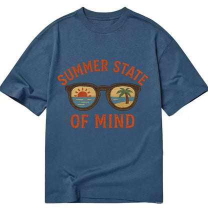 Summer State Of Mind  - Classic T-shirt - Twilight Navy(Blue)