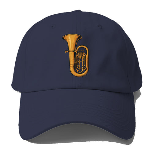 Tuba with large brass bell - Baseball Cap