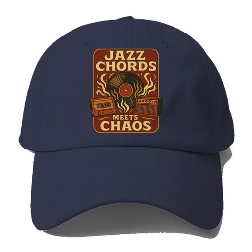 Jazz chords with hyperpop energy - Jazz Meets Chaos - unexpected - Baseball Cap For Big Heads