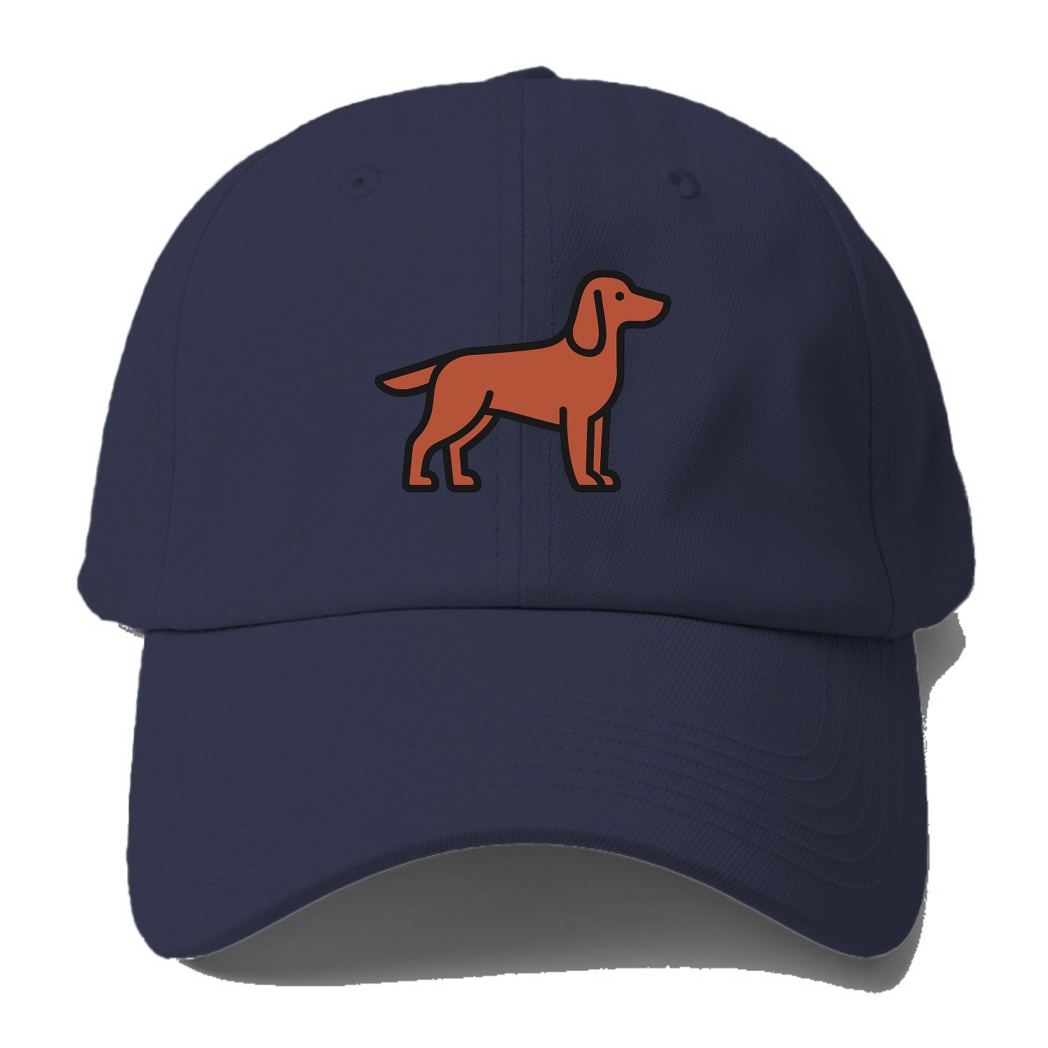 Irish Setter - Red/chestnut flat side profile - Baseball Cap For Big Heads - Twilight Navy(Blue)