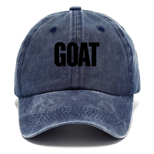 Bold typography design - GOAT - greatest of all time - Classic Cap