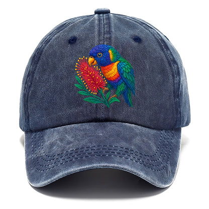 Rainbow Lorikeet Bottlebrush - Classic Cap - Twilight Navy(Blue)