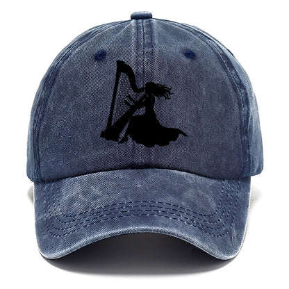 Harpist playing ethereal melody - Classic Cap - Twilight Navy(Blue)