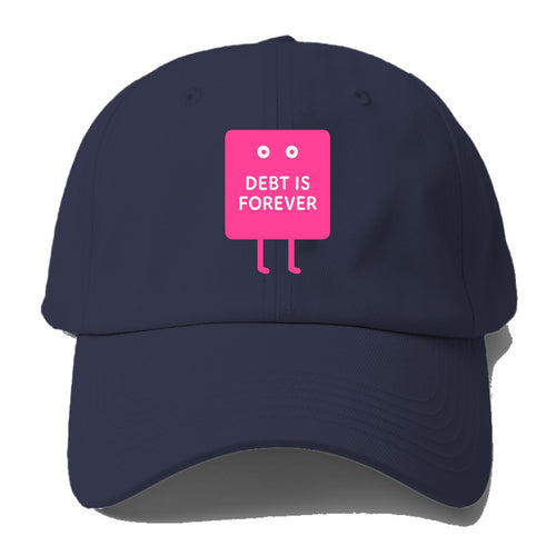 DEBT IS - Baseball Cap For Big Heads