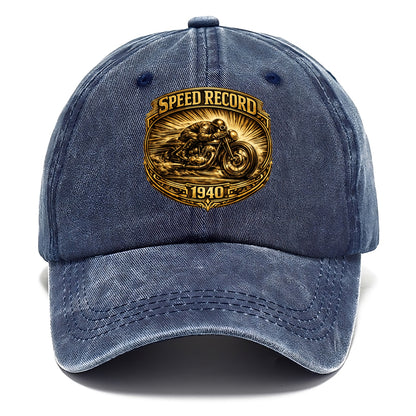 Speed Record Racer - Classic Cap - Twilight Navy(Blue)
