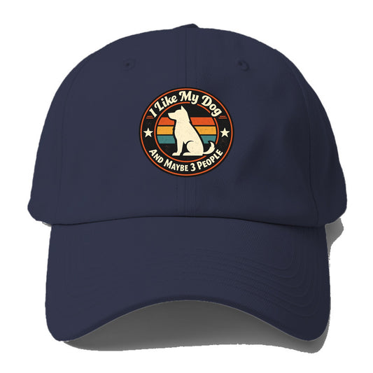 Canine Companion Crew - Baseball Cap For Big Heads - Twilight Navy(Blue)