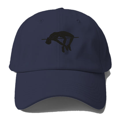 High jumper arching over bar - Baseball Cap For Big Heads - Twilight Navy(Blue)