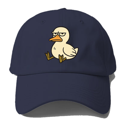 The Duck Judging Silently - Baseball Cap For Big Heads - Twilight Navy(Blue)