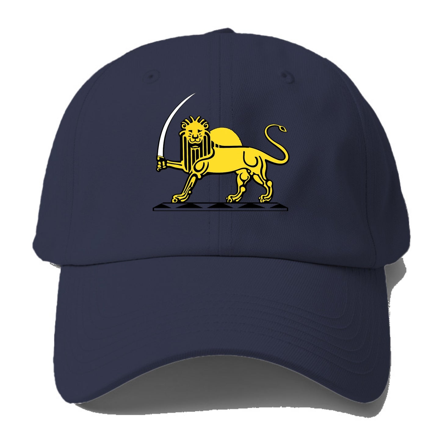 Lion Of The Rising Blade - Baseball Cap For Big Heads - Twilight Navy(Blue)