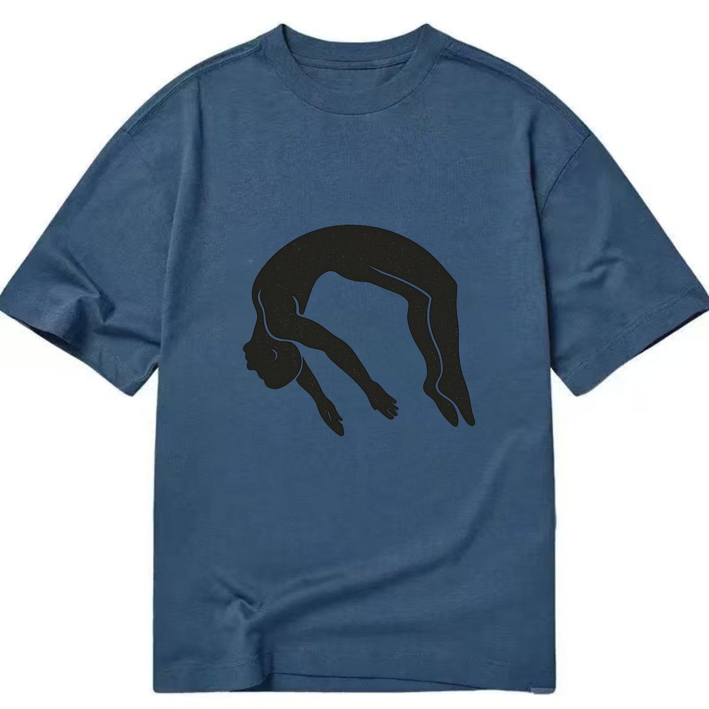 Gymnast doing a backflip - Classic T-shirt - Twilight Navy(Blue)