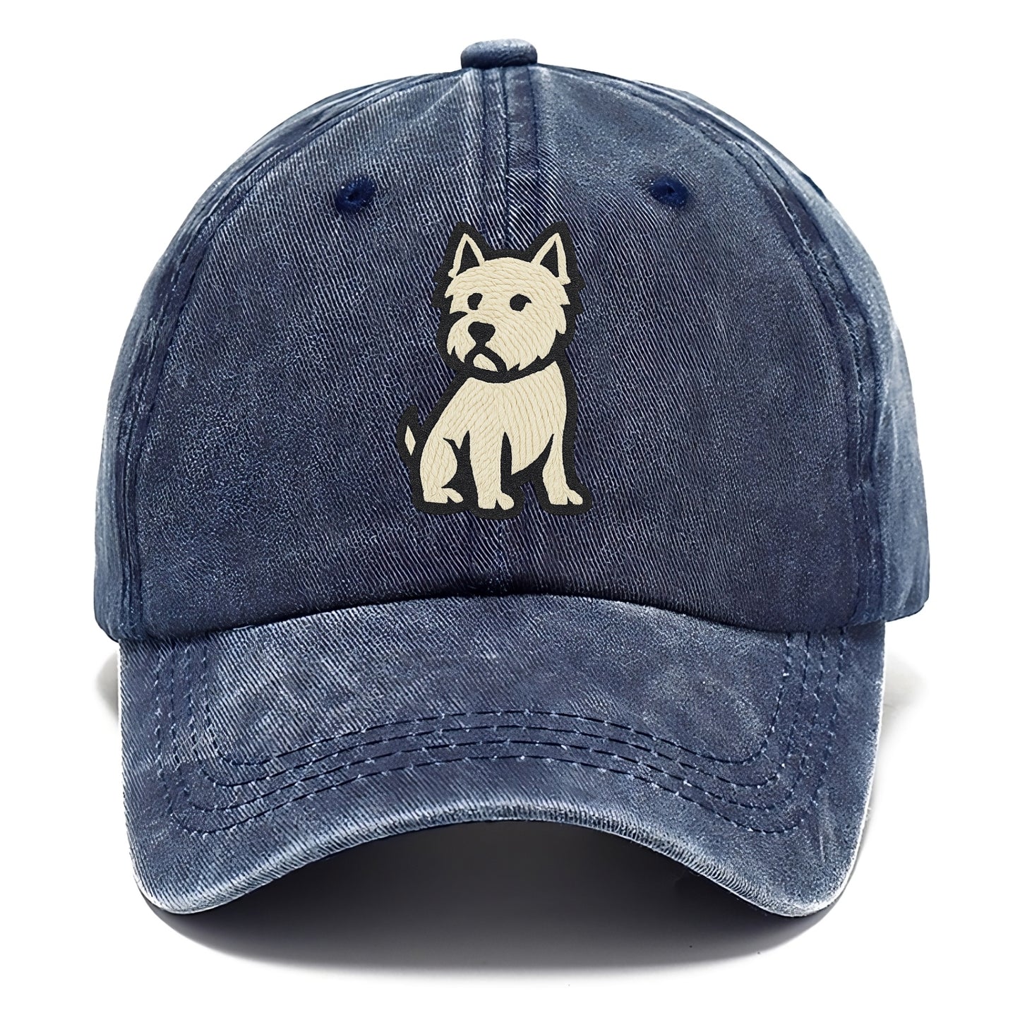 West Highland White Terrier - Alert stan Classic Cap - Twilight Navy(Blue)