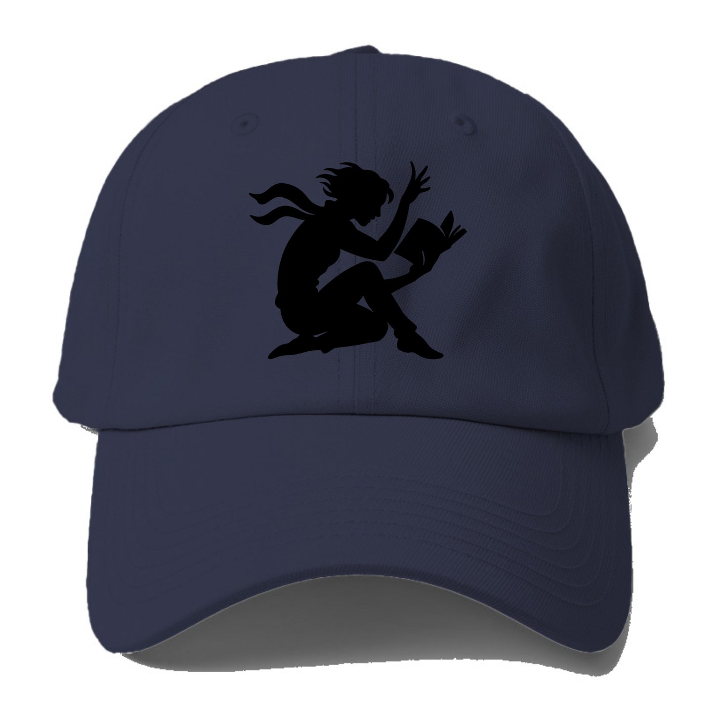 Reader lost in book moment - Baseball Cap - Twilight Navy(Blue)