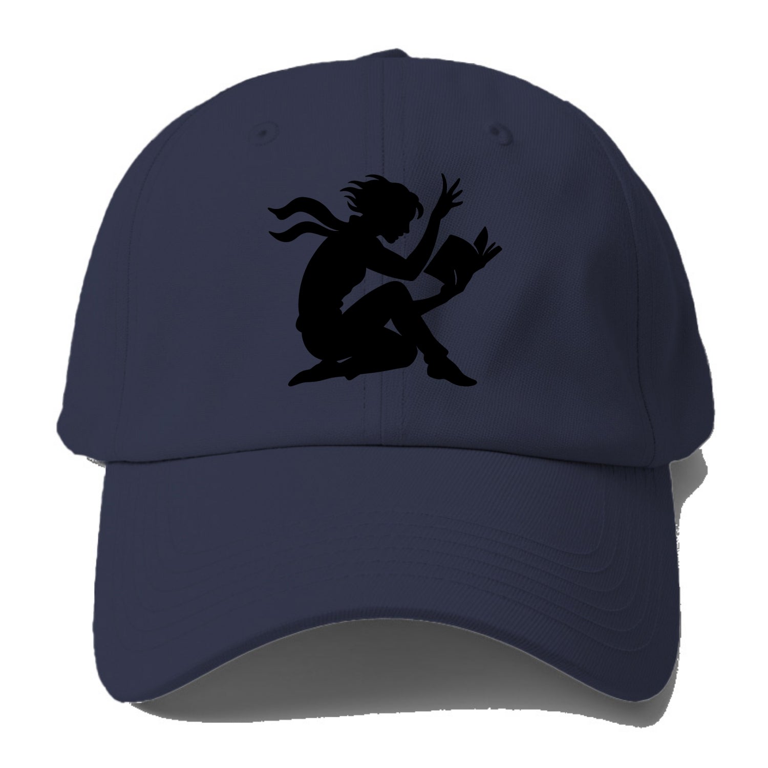 Reader lost in book moment - Baseball Cap - Twilight Navy(Blue)