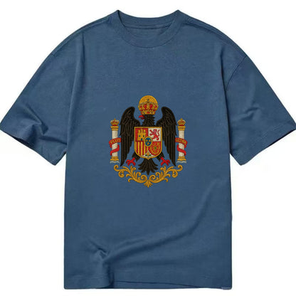 Imperial Eagle Of Spain Crest - Classic T-shirt - Twilight Navy(Blue)