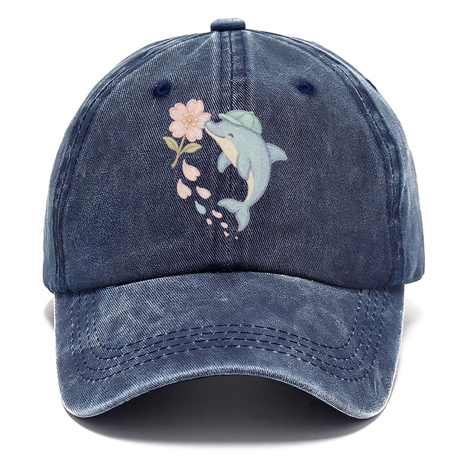 Dolphin Sakura Leap  - Classic Cap - Twilight Navy(Blue)