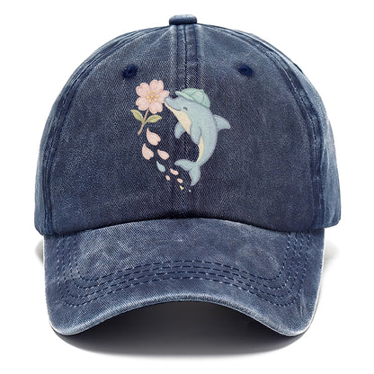 Dolphin Sakura Leap  - Classic Cap - Twilight Navy(Blue)