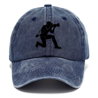 Photographer capturing perfect shot - Classic Cap - Twilight Navy(Blue)