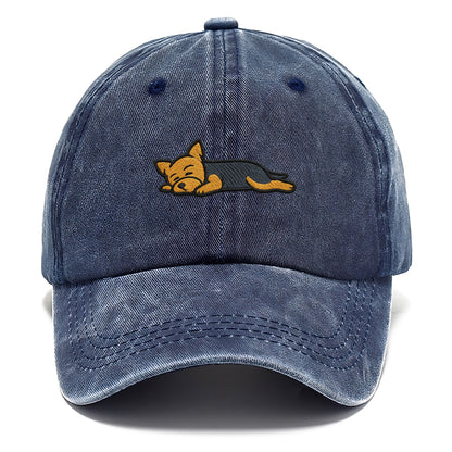 Yorkshire Terrier - Blue and tan fully r Classic Cap - Twilight Navy(Blue)