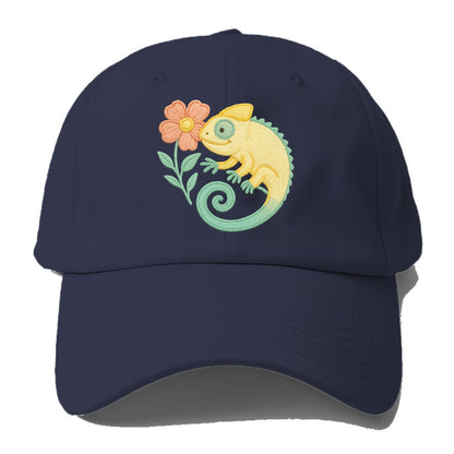 Yellow Chameleon - Baseball Cap - Twilight Navy(Blue)