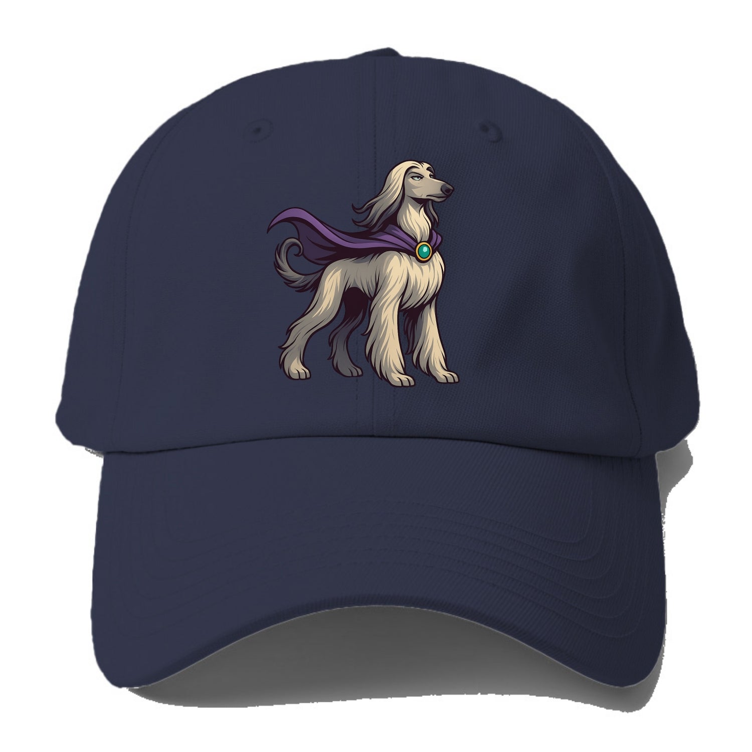 Afghan Hound Mystic Hero  - Baseball Cap Baseball Cap For Big Heads - Twilight Navy(Blue)