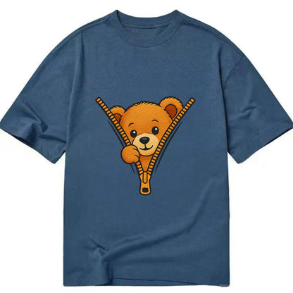 zipper bear - Classic T-shirt - Twilight Navy(Blue)