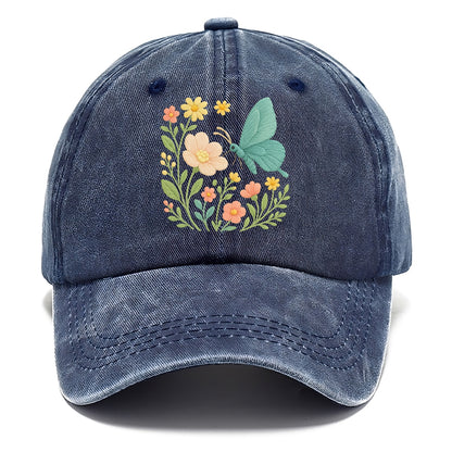 Mint Night Butterfly - Classic Cap - Twilight Navy(Blue)