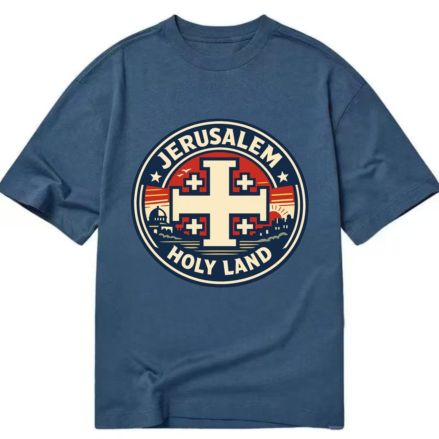 Heritage of the Cross - Classic T-shirt - Twilight Navy(Blue)