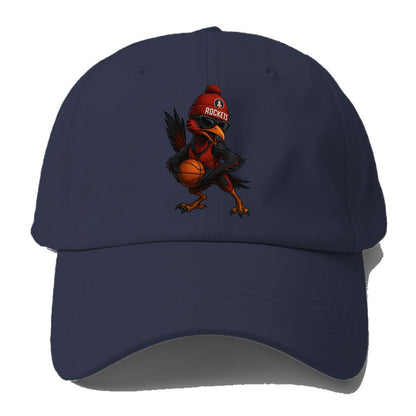 Houston Roadrunner wearing Rockets beanie with launch pad patch and wayfarer - Baseball Cap - Twilight Navy(Blue)