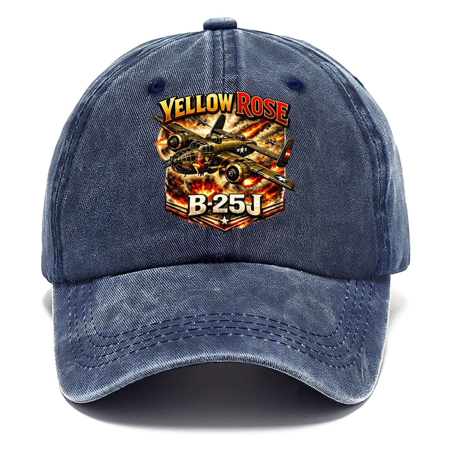 B 25j Yellow Rose - Classic Cap - Twilight Navy(Blue)