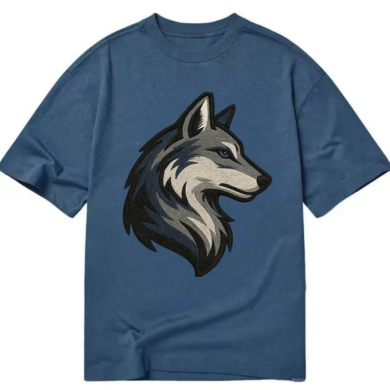 Lone Wolf Wanderer  - Classic T-shirt - Twilight Navy(Blue)