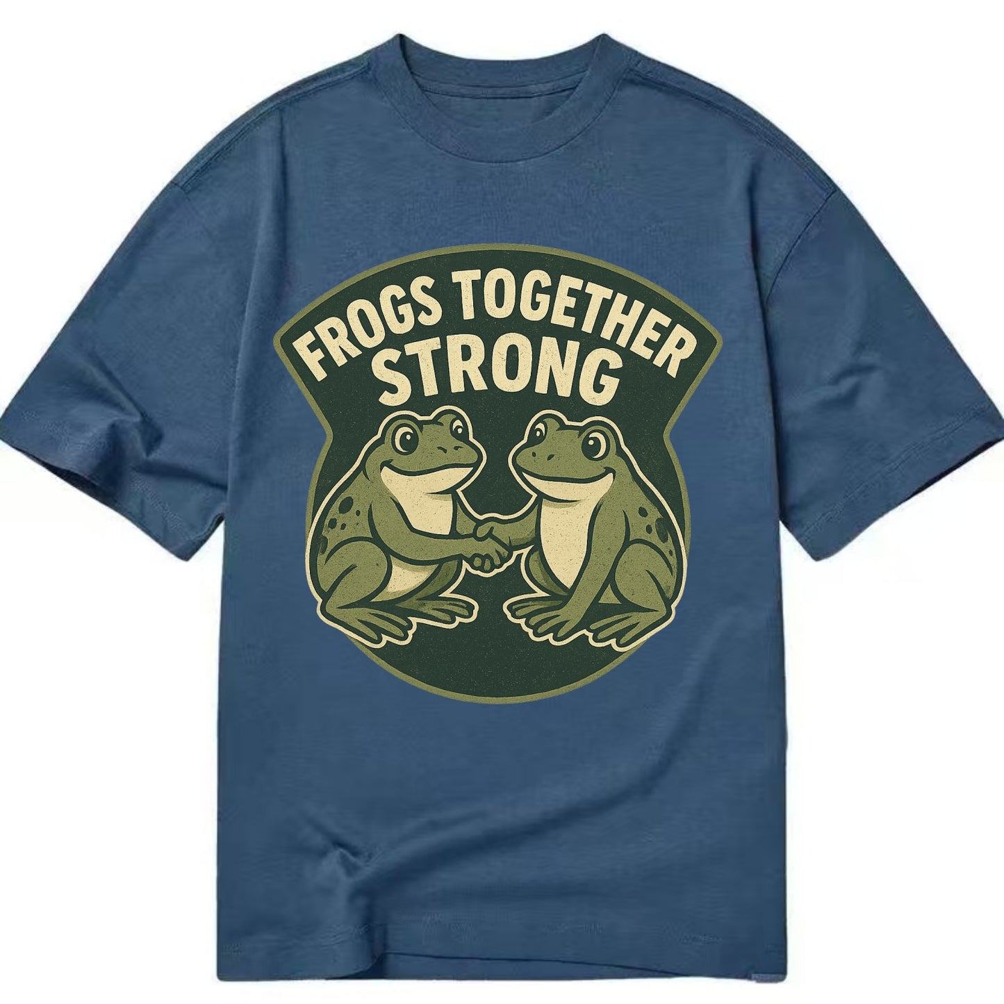 Frogs Together Strong 3 - Classic T-shirt - Twilight Navy(Blue)