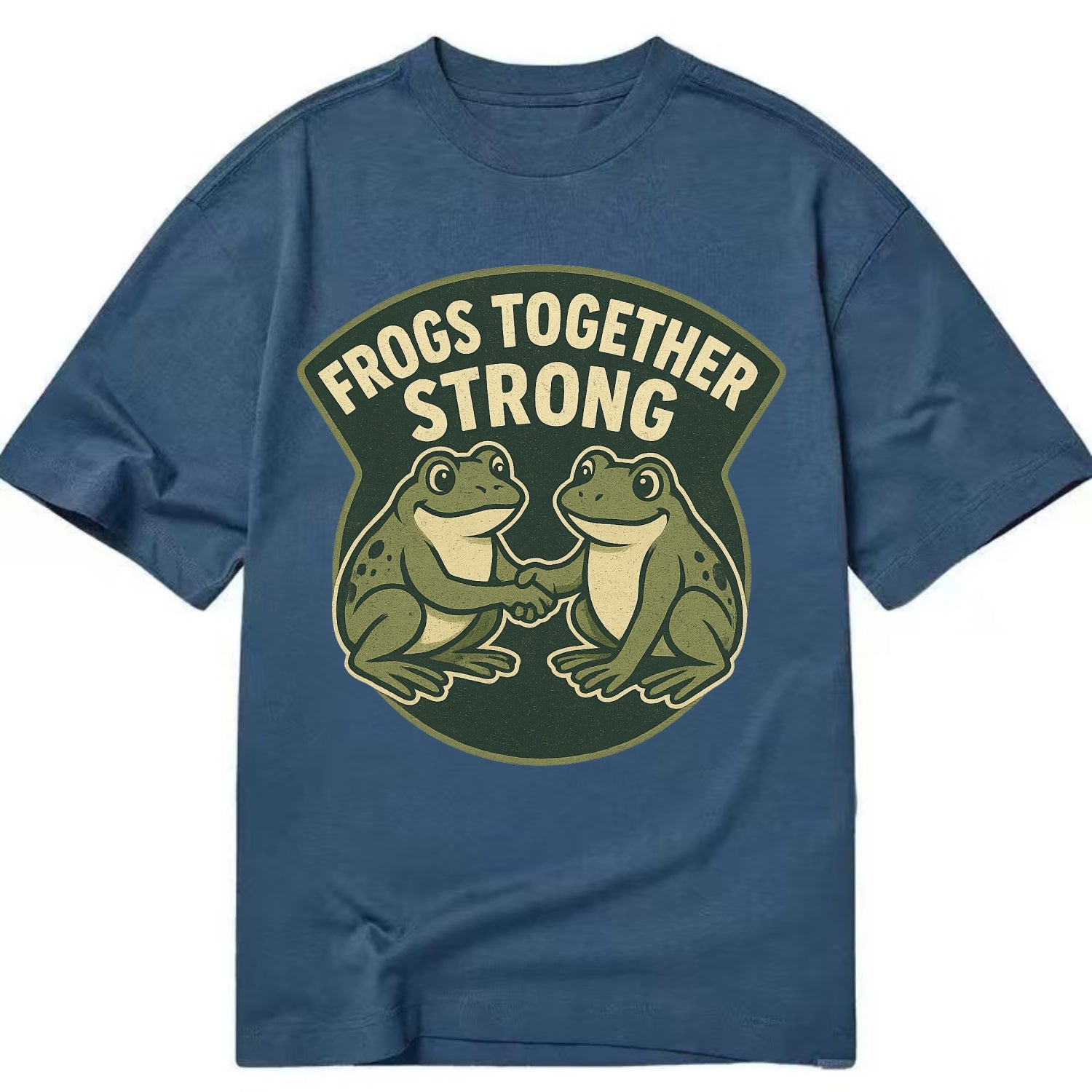 Frogs Together Strong 3 - Classic T-shirt - Twilight Navy(Blue)