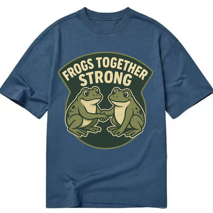 Frogs Together Strong 3 - Classic T-shirt - Twilight Navy(Blue)