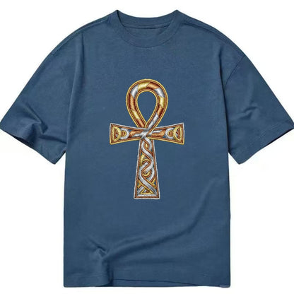 Ankh of Life - Classic T-shirt - Twilight Navy(Blue)