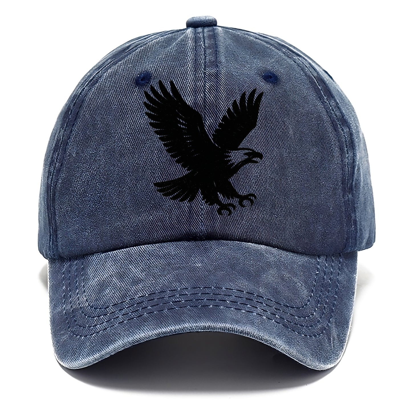 Eagle in flight - liberty and independence ink brushstrokes - Classic Cap - Twilight Navy(Blue)