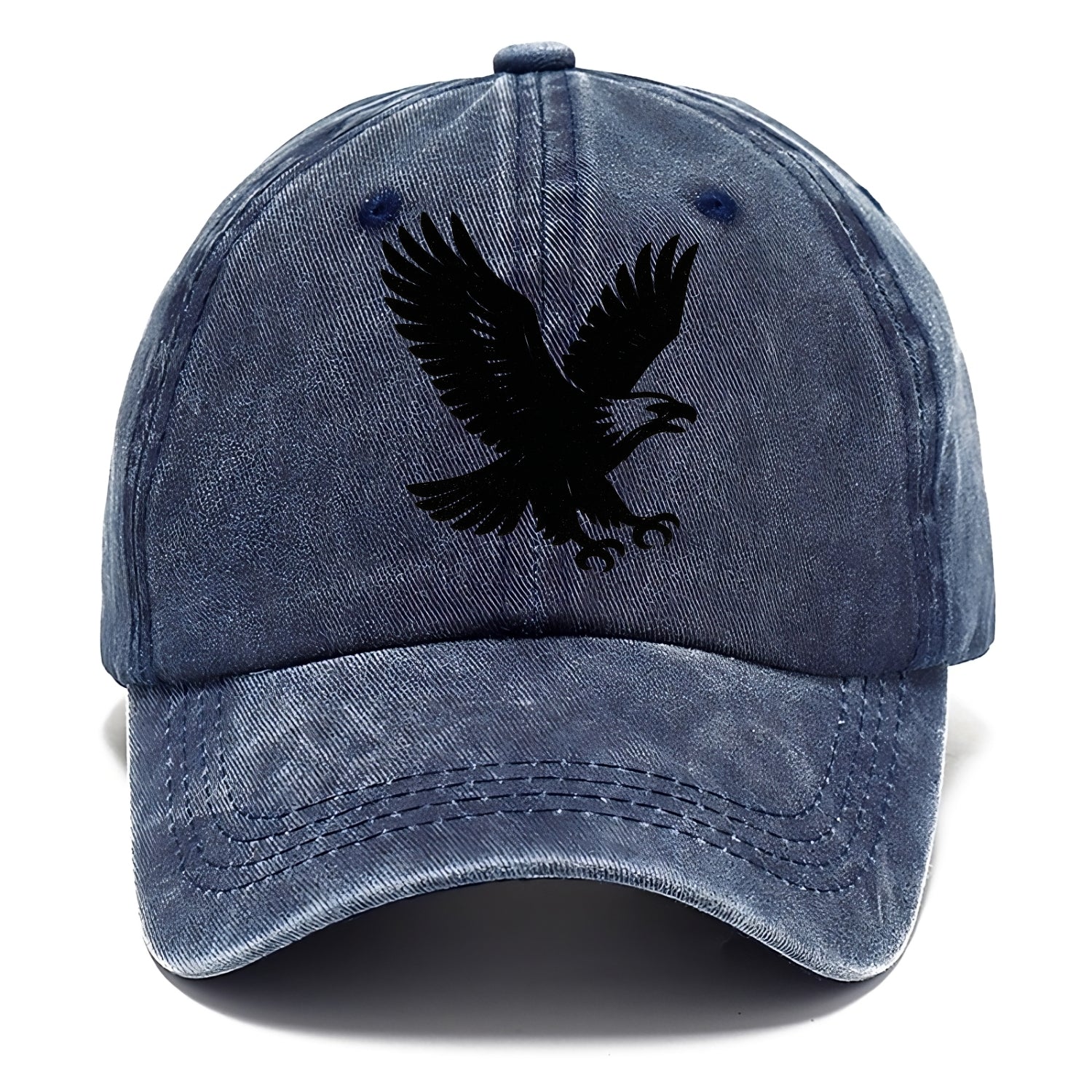 Eagle in flight - liberty and independence ink brushstrokes - Classic Cap - Twilight Navy(Blue)