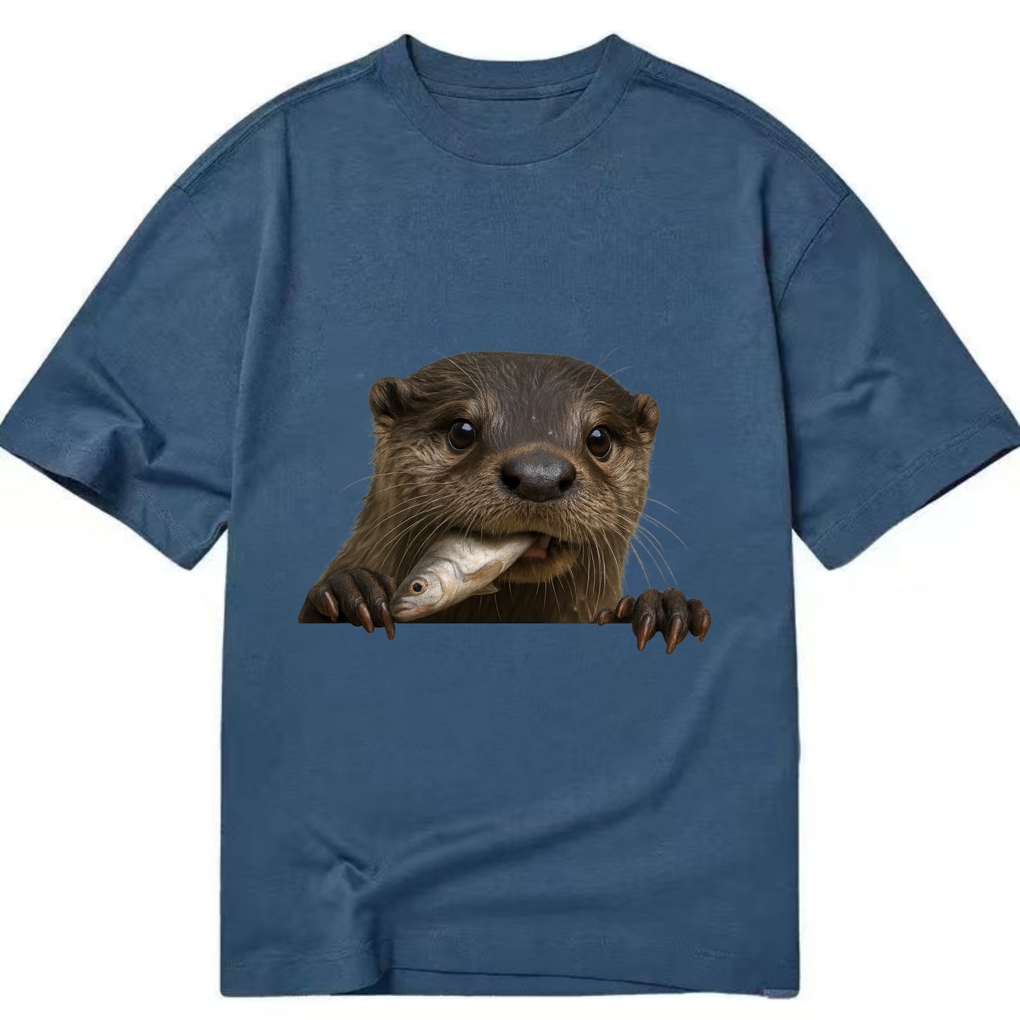 River Otter  - Classic T-shirt - Twilight Navy(Blue)