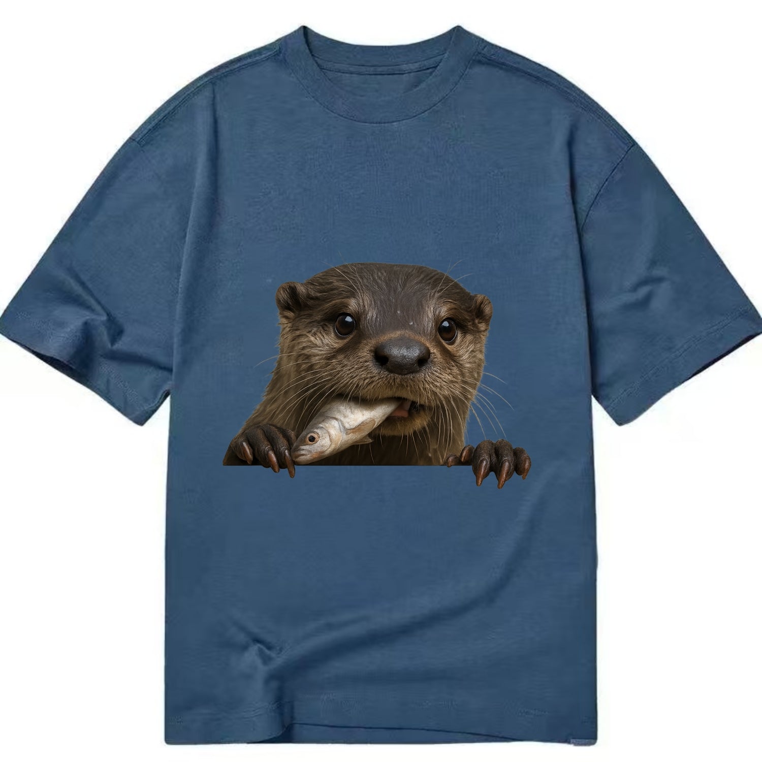 River Otter  - Classic T-shirt - Twilight Navy(Blue)