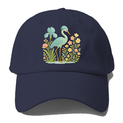 Mint Crane - Baseball Cap For Big Heads - Twilight Navy(Blue)
