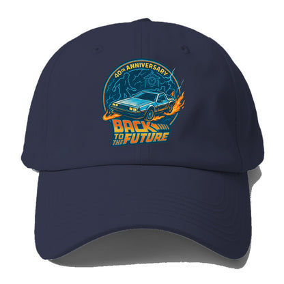 Back To The Future 40th Anniversary - Baseball Cap For Big Heads - Twilight Navy(Blue)