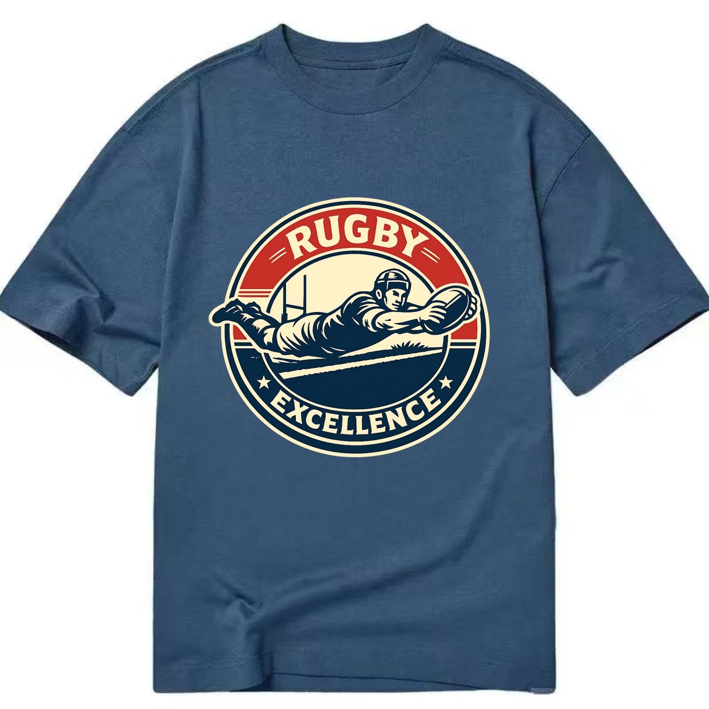 Epic Try Dive Emblem - Classic T-shirt - Twilight Navy(Blue)