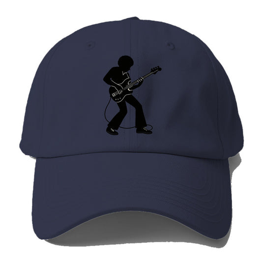 Bass guitarist slap technique - Baseball Cap For Big Heads - Twilight Navy(Blue)