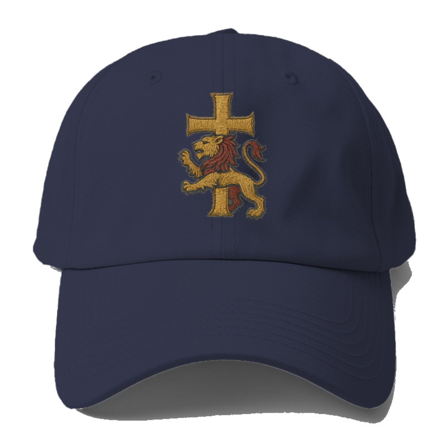 Lion and Cross  - Baseball Cap - Twilight Navy(Blue)