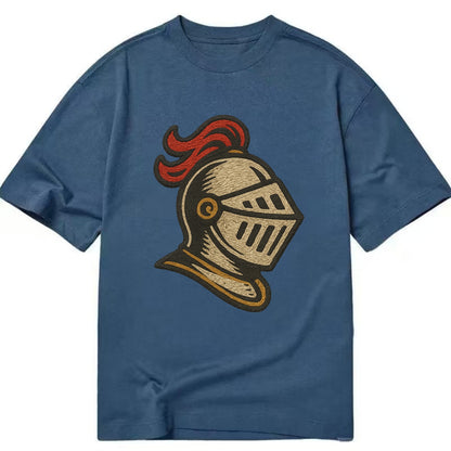 Knight Helmet  - Classic T-shirt - Twilight Navy(Blue)