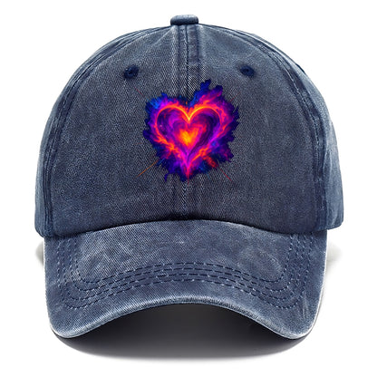 Heart Nebula - Cosmic heart-shaped nebul Classic Cap - Twilight Navy(Blue)