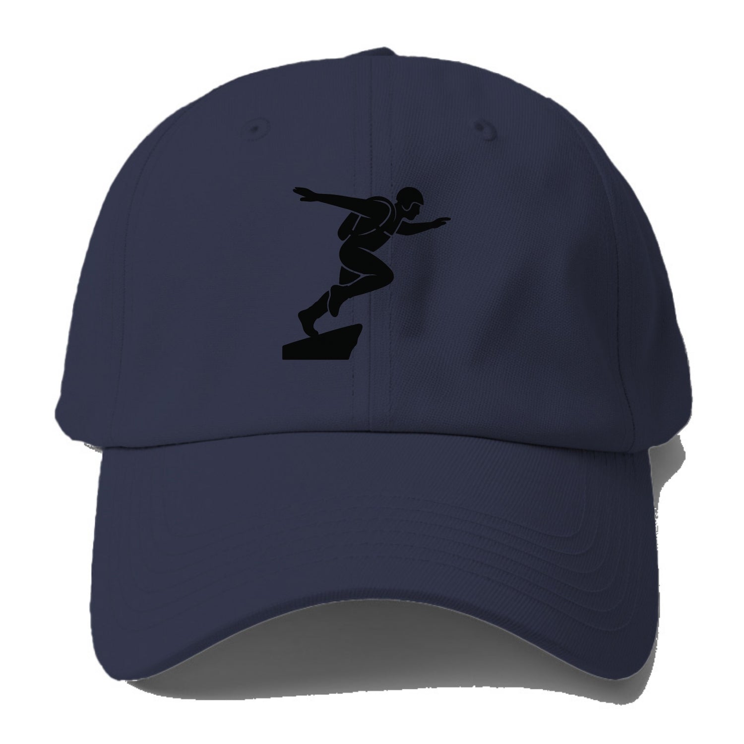 Base jumper launching off - Baseball Cap - Twilight Navy(Blue)