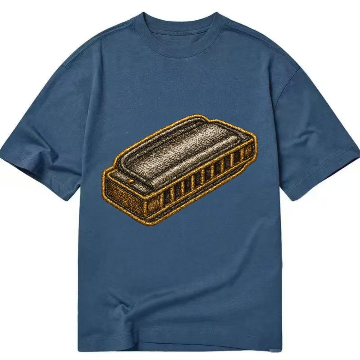 Harmonica  - Classic T-shirt - Twilight Navy(Blue)