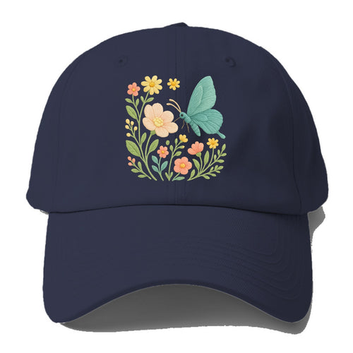 Mint Night Butterfly - Baseball Cap For Big Heads