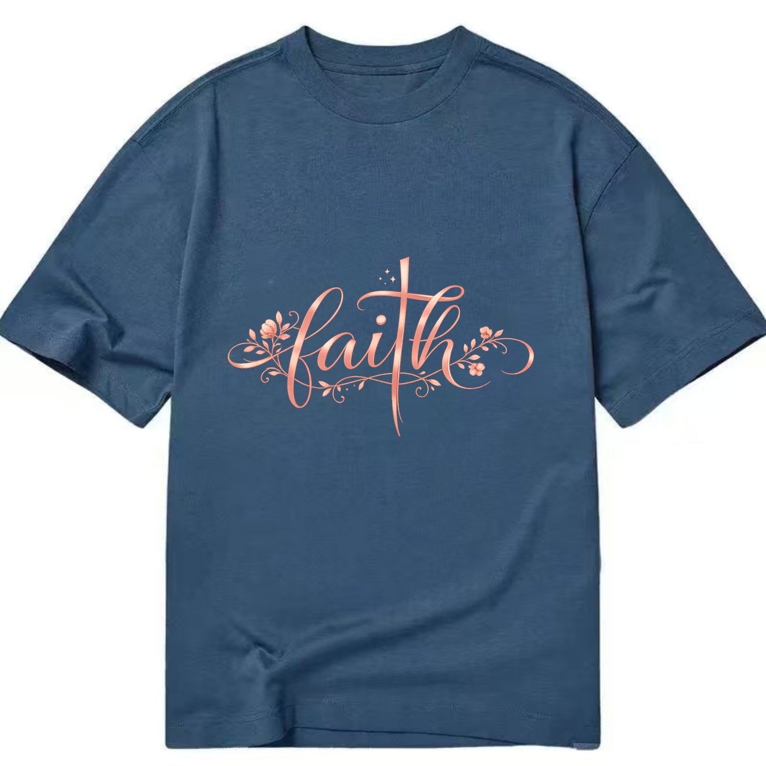 Faith - Classic T-shirt - Twilight Navy(Blue)